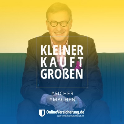 OnlineVersicherung - Kleiner kauft Großen! Kleiner kauft Großen!