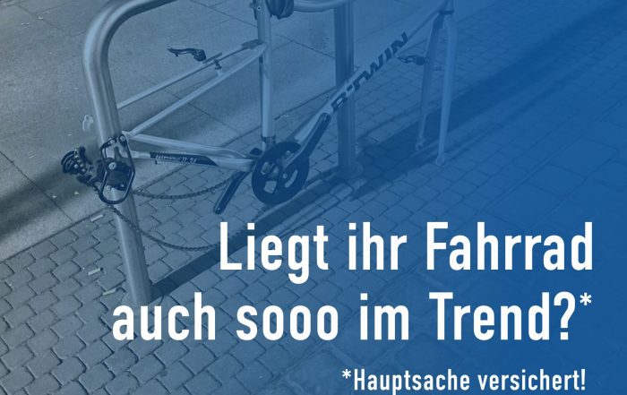 Trend-Fahrräder vs. Diebstahl - Komplettschutz & Diebstahlschutz. Online Fahrradversicherung bei: Onlineversicherung.de