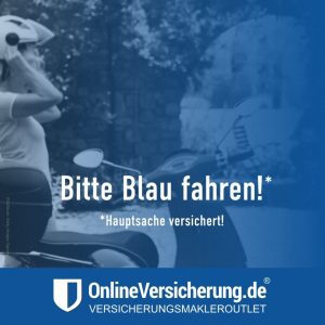 Bitte Blau fahren...! Ab März24 blaue Kennzeichen für Mofa+Mopeds+Scooter (Onlineversicherung Angebot)