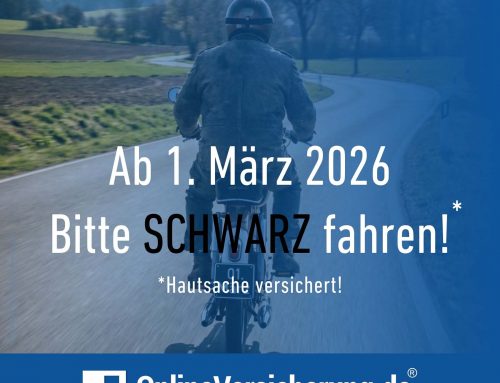 Ab 1. März 2026 – Moped-Saison – Bitte SCHWARZ fahren…!