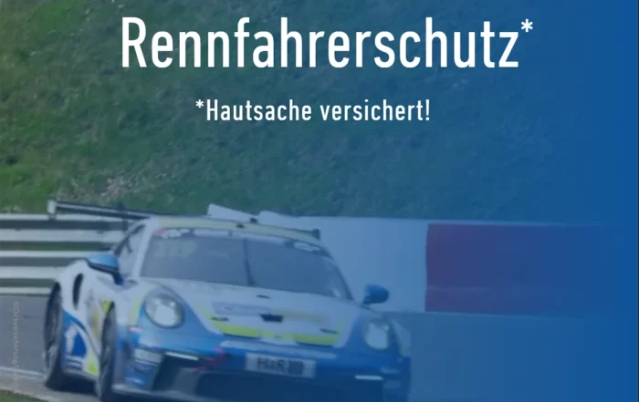Motorsport - Unfallversicherung - Rennfahrer - Race Car Cover bei Clickversicherung.de